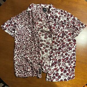 Vans short sleeve button up. Size medium